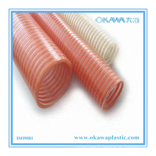 Flexible en PVC renforcé en spirale flexible avec toute couleur